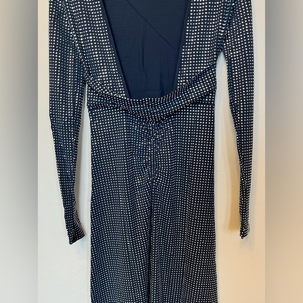 We Wore What Backless Evening Gown Crystal Spandex Maxi Dress Women's Size 2 - Picture 12 of 16